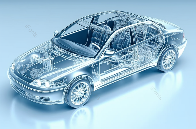 汽车底盘上部件内部可视化数码生成图像,高清,摄影图,摄影图片,图片大全,摄影图免费下载